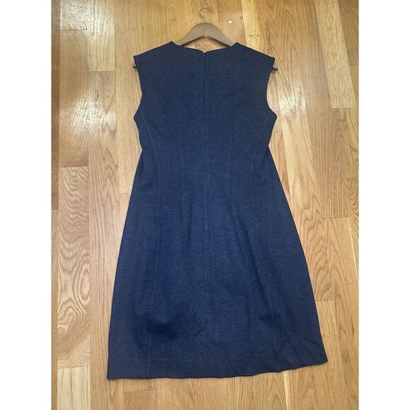 Heathered Gray Midi Office Siren Dress Size 12 - Picture 2 of 7